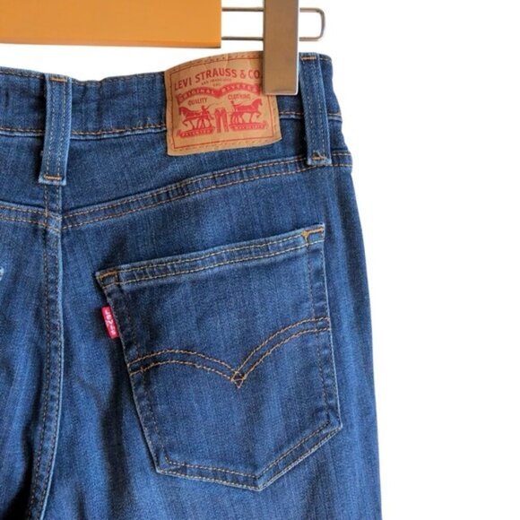 Levi’s 726 High Rise Flare Jeans Black Size 27 - Picture 9 of 14